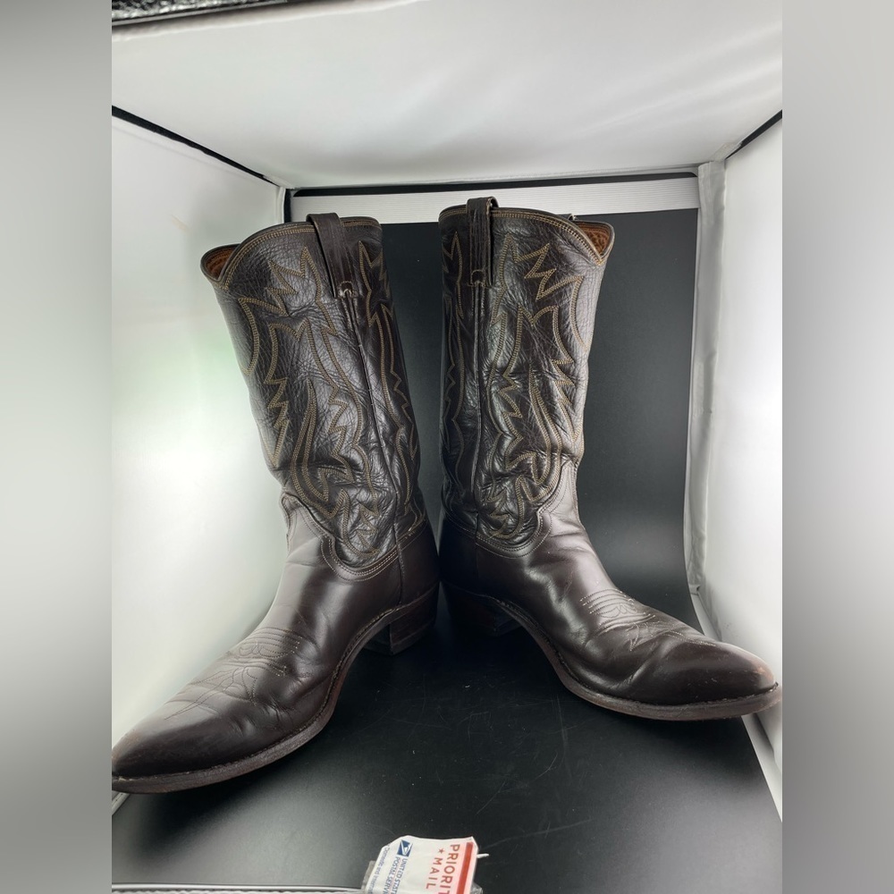 Justin 2908 Men's Boot with Brown 10B - Picture 6 of 15